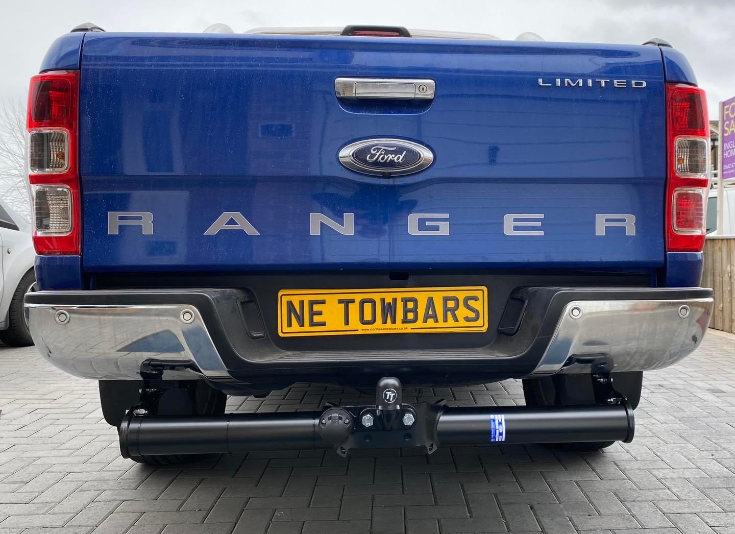Ford Ranger Limited fitted with a towbar